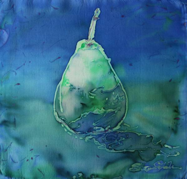 blue-green pear