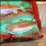 trout silk pillow