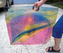 custom colors in hand-blown glass